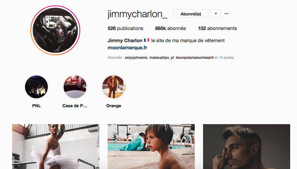 Jimmy fait le con change de pseudo sur Instagram et voici pourquoi