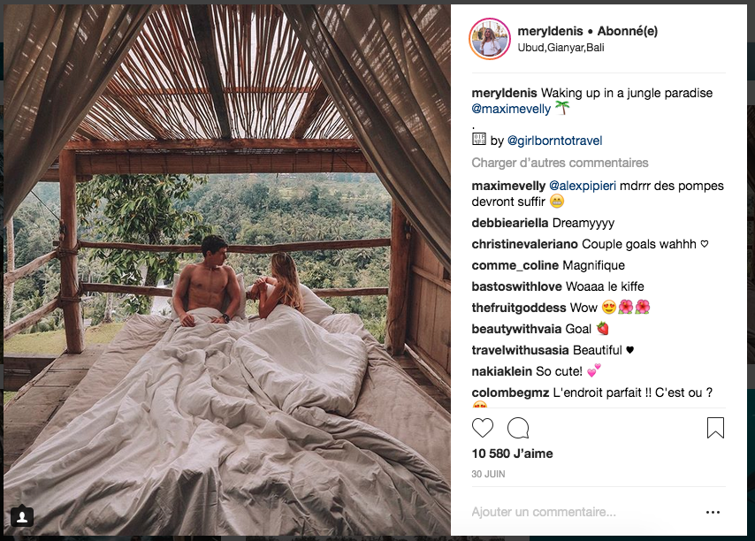 Meryl Denis vend ses propres filtres Instagram