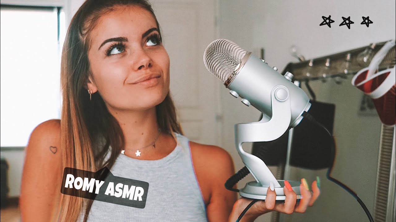 Romy ouvre une chaîne YouTube d'ASMR