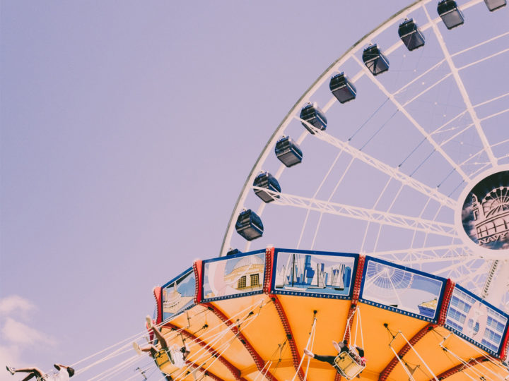 Giant wheel was successfully launched