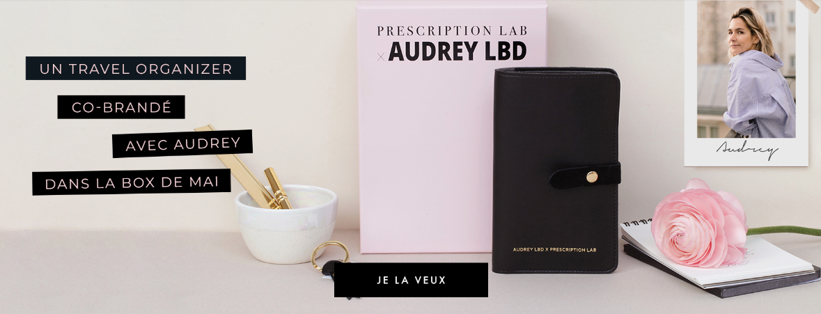 Prescription Lab réalise sa seconde box beauté avec Audrey Lombard