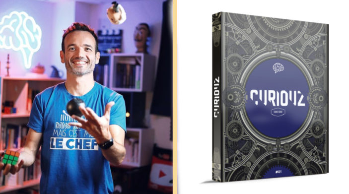 Fabien Olicard publie son premier livre Curiouz