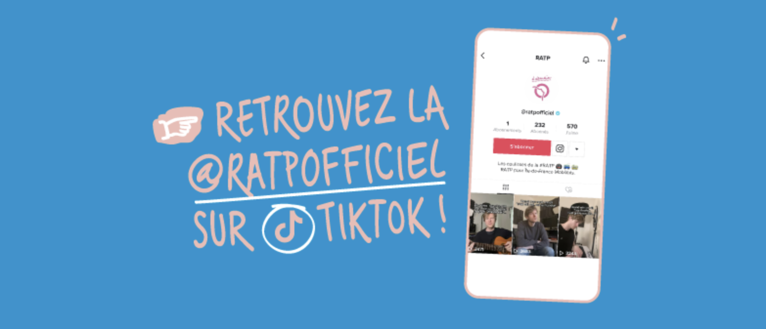 La RATP fait remixer ses annonces par des influenceurs sur Tiktok