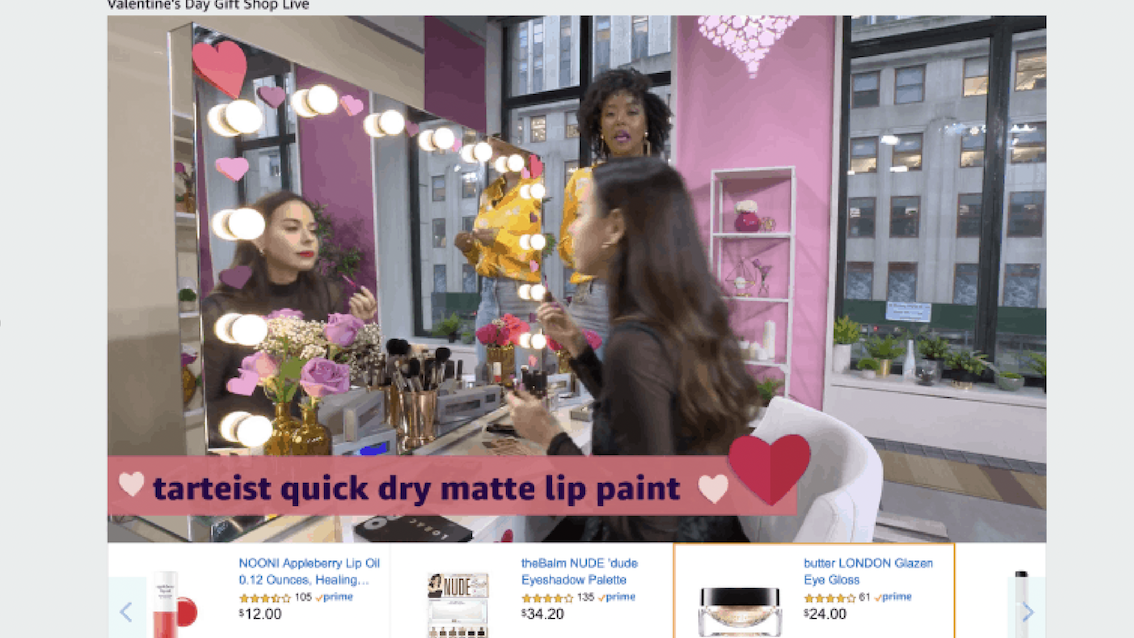Amazon Live tente d’attirer des influenceurs avec de jolis chèques
