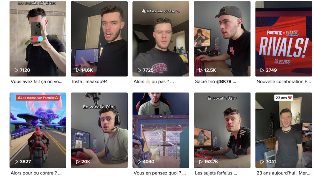 tiktok influenceurs