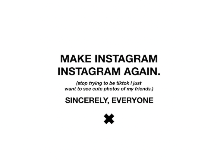 « Arrêtez de vouloir être TikTok », quand les influenceurs se soulèvent contre Instagram