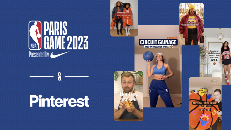 À l’occasion du NBA Paris Game, le basket s’invite sur Pinterest