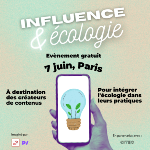 evenement influenceurs ecologie