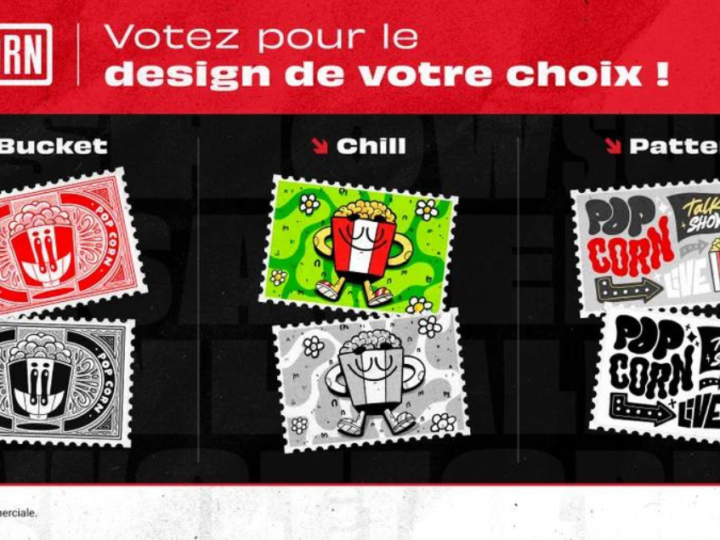 La Poste s’associe à l’émission PopCorn dans la création d’un timbre exclusif