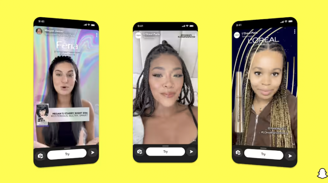 Snapchat dévoile une série d’outils pour faciliter les partenariats entre marque et créateur