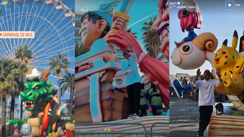 Au Carnaval de Nice 2024, découvrez les images du char de Cyprien