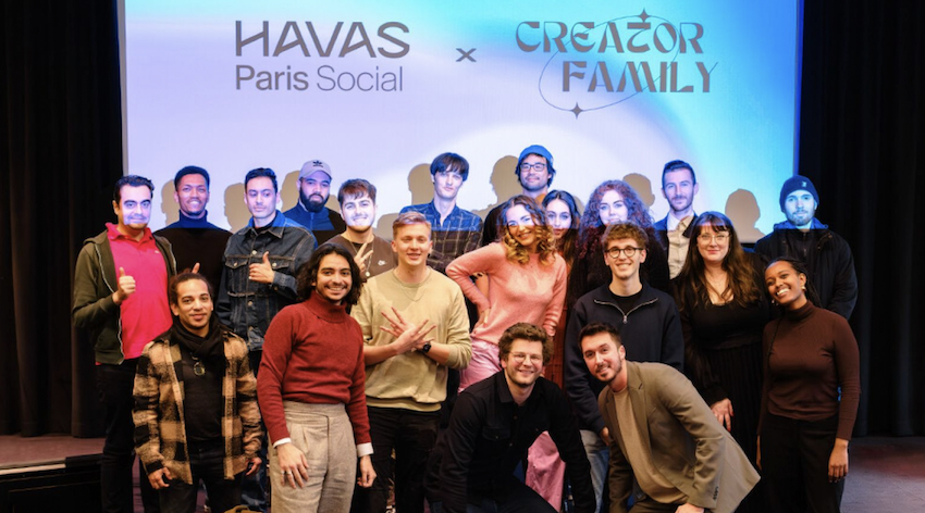 Havas Paris Social s’associe à la Creator Family, un collectif d’influenceurs