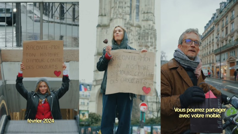Pour la Saint-Valentin, Jeff de Bruges et une influenceuse partagent les histoires d’amour des parisiens