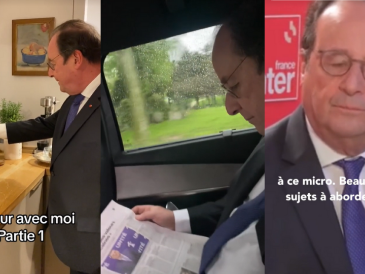 Sur TikTok, François Hollande fait des vlogs et ça n’est pas anodin