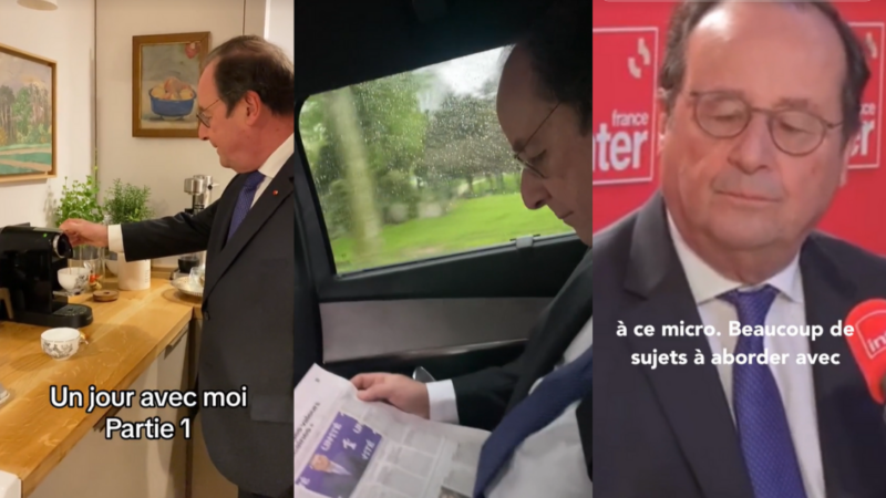 Sur TikTok, François Hollande fait des vlogs et ça n’est pas anodin