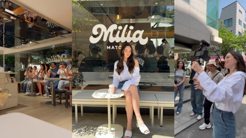 Avec Milia Matcha, Andie Ella ouvre son premier pop-up store à Séoul