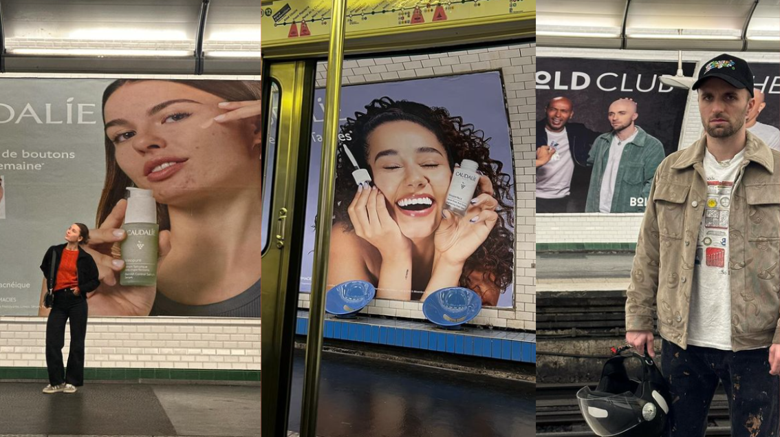 5 influenceurs aperçus sur des affiches dans le métro depuis le début de l’année