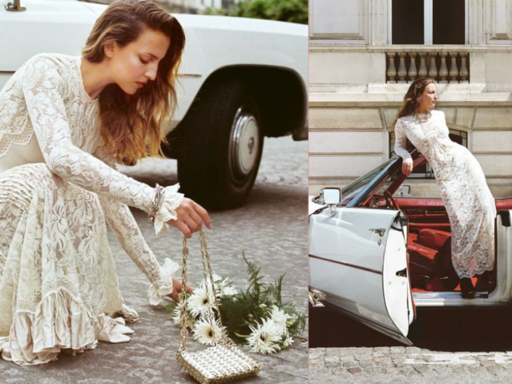 Rabanne commercialise la robe de mariée de Carla Ginola en son nom