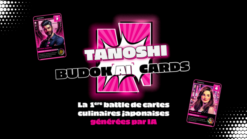 À la Japan Expo, Tanoshi imagine des cartes à jouer avec des influenceurs
