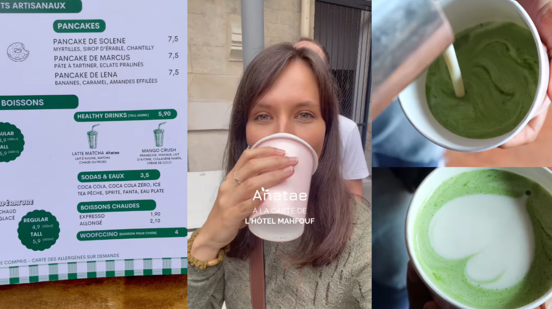 En proposant son matcha à l’Hôtel Mahfouf, Anatae a voulu « assoir sa marque sur le marché »