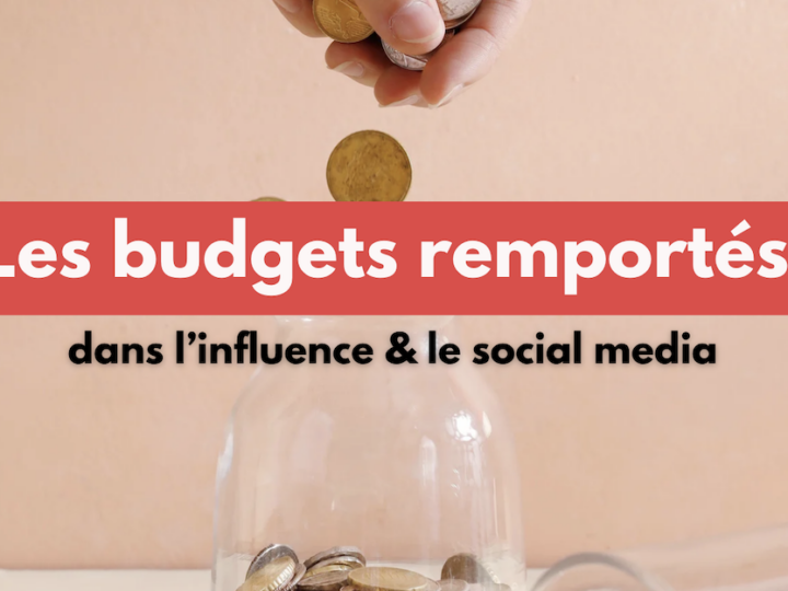 Les budgets dans l’influence marketing remportés en octobre 2024