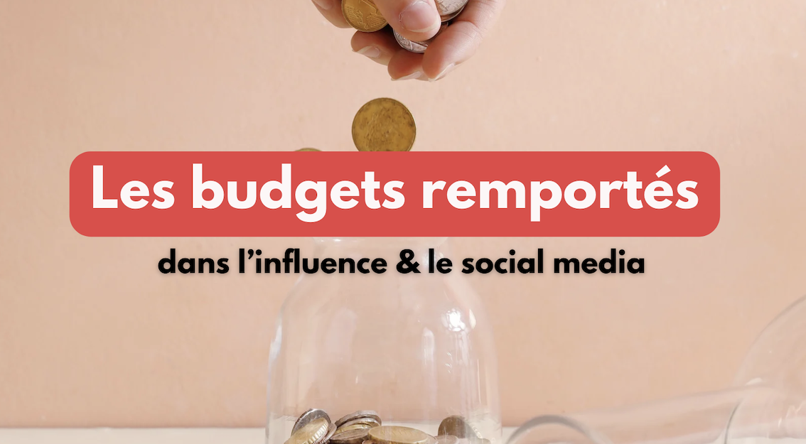 Les budgets dans l’influence marketing remportés en octobre 2024