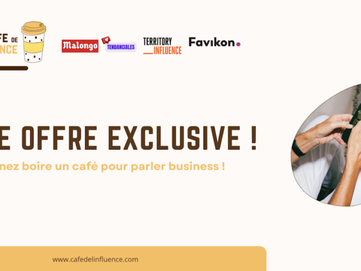 Café de l’influence: profitez d’une offre flash !