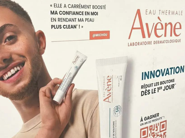 Avène choisit Michou comme ambassadeur pour sa nouvelle gamme Cleanance