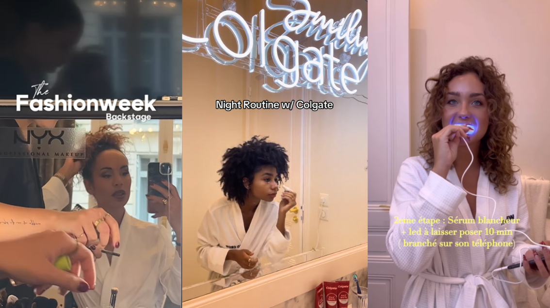 Comment Colgate accompagne les influenceurs avant leur venue à la Fashion Week