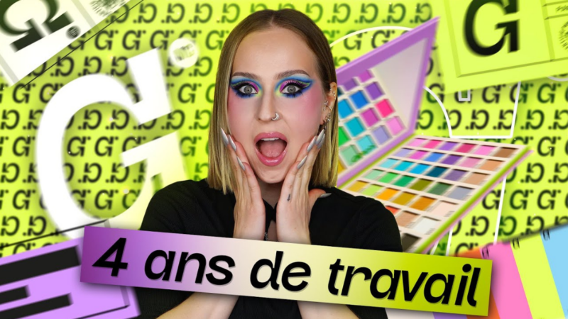 Glitch Beauty, la marque de maquillage de Marion Caméléon