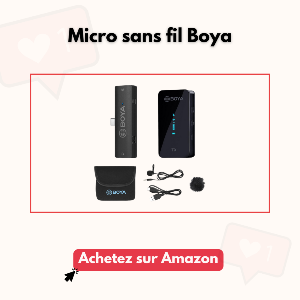 micro sans fil boya