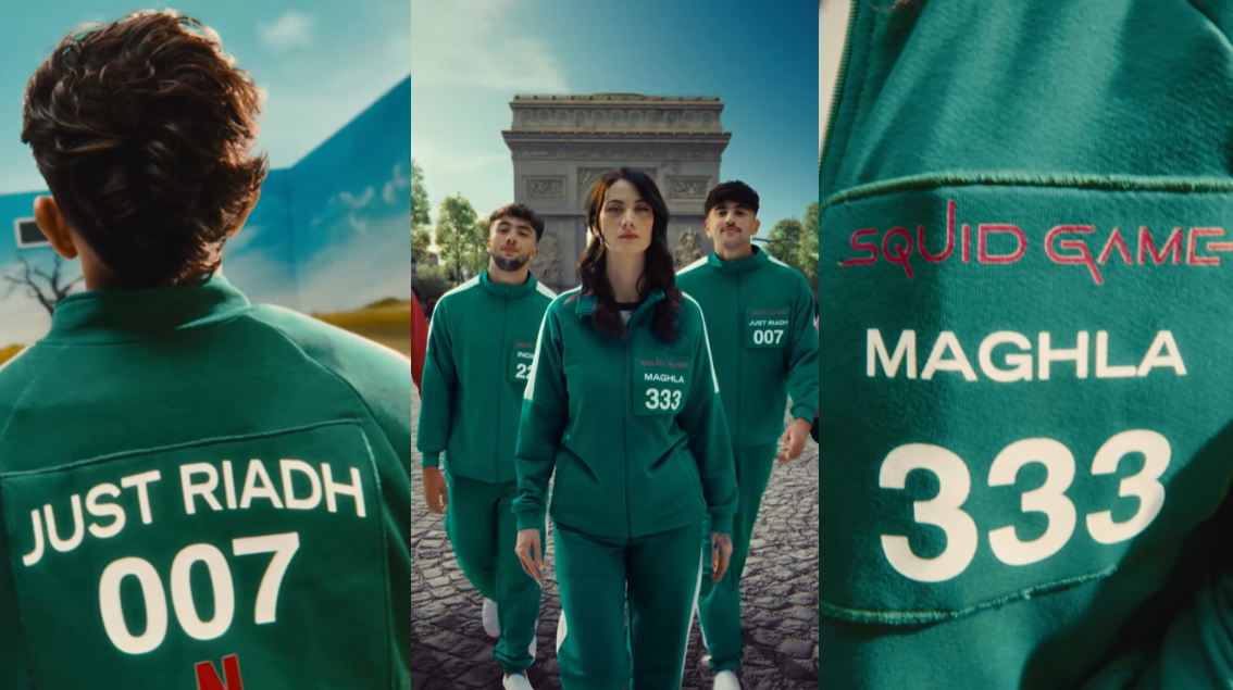 Avec Netflix, Inoxtag, Maghla et JustRiadh organisent un « 1,2,3 soleil géant » pour la saison 2 de Squid Game