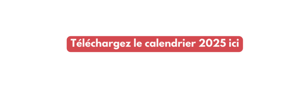 calendrier 2025