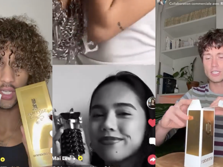 Pour Noël, Rabanne s’appuie sur 8 créateurs sur Snapchat