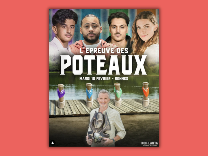 Pour l’avant-première de Koh-Lanta à Rennes, 4 influenceurs font l’épreuve des poteaux