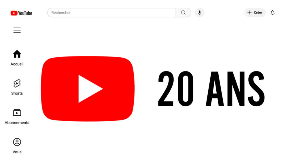 youtube 20 ans