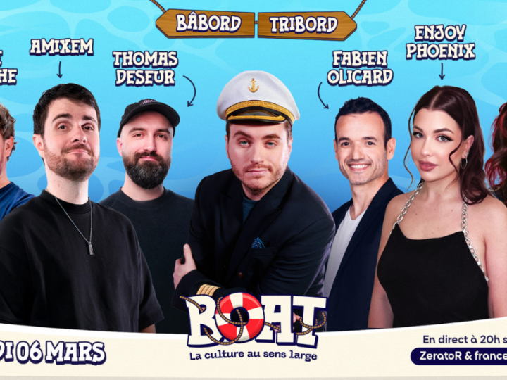 À quoi ressemble BOAT, l’émission Twitch de ZeratoR avec FranceTv Slash?