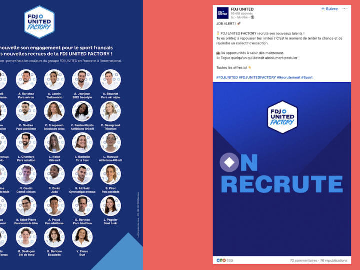 FDJ United annonce son nouveau collectif d’athlètes sur LinkedIn