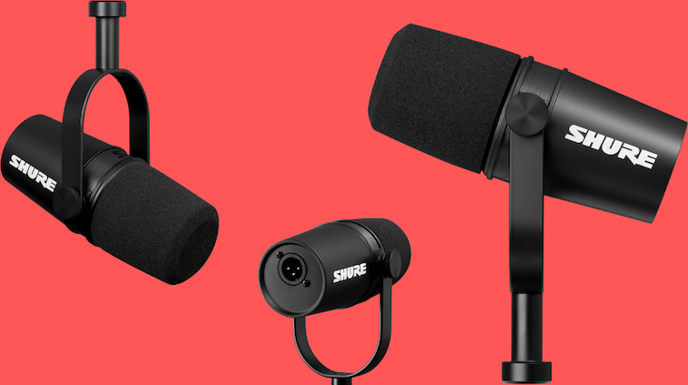 Le micro Shure MV7X, parfait pour les créateurs de contenu