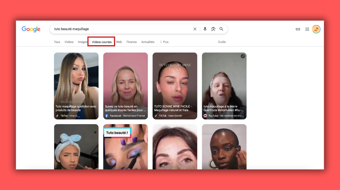 Un onglet « Vidéos courtes » apparaît désormais sur Google