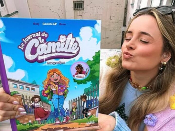 La YouTubeuse Camille LV dévoile « Le Journal de Camille », son autobiographie en bande dessinée