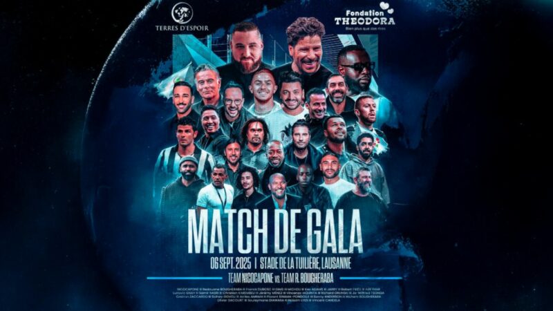 Nico Capone et Redouane Bougheraba organisent un match caritatif en Suisse