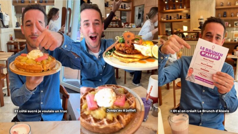 Le Paris d’Alexis imagine son propre brunch dans un restaurant parisien