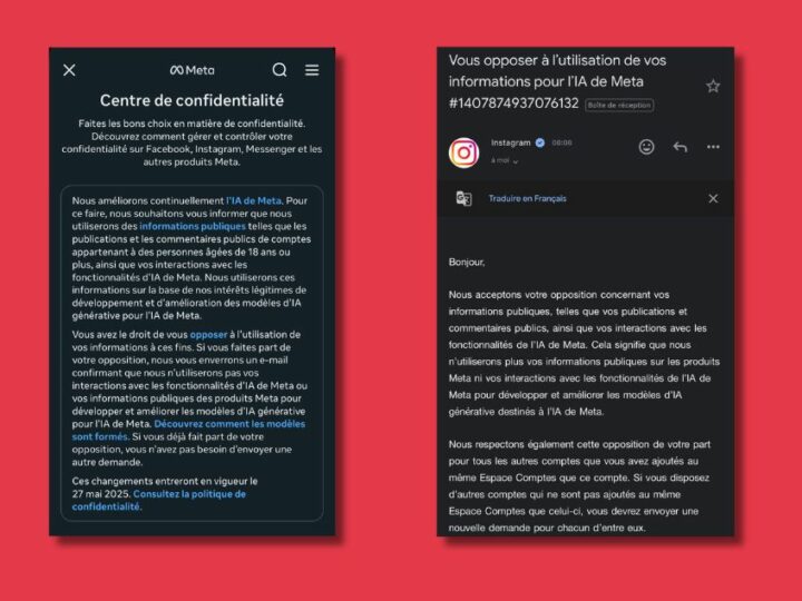 Comment refuser que Meta collecte vos données pour améliorer son intelligence artificielle?