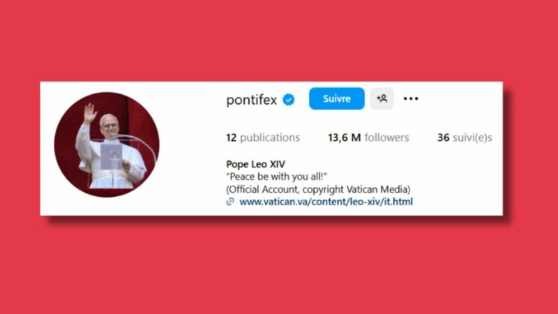 Le Pape Léon XIV ouvre son propre compte Instagram pour « maintenir sa présence en ligne »