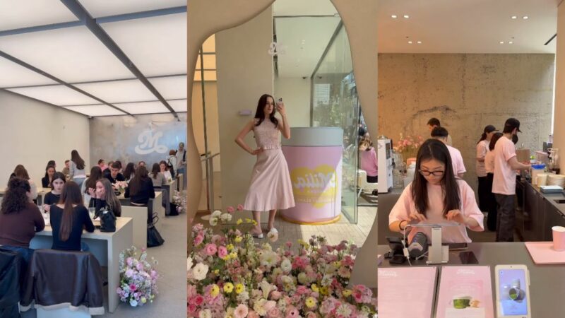 Le pop up Milia Matcha d’Andie Ella, à Séoul, a accueilli 700 personnes