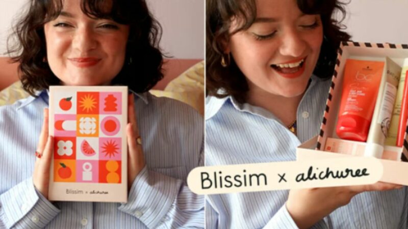 La créatrice de contenu Alichuree présente la box qu’elle a illustré pour Blissim