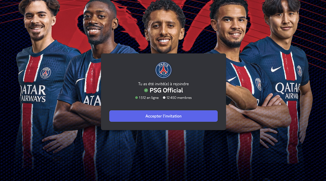 Pourquoi le PSG a-t-il lancé son serveur Discord?
