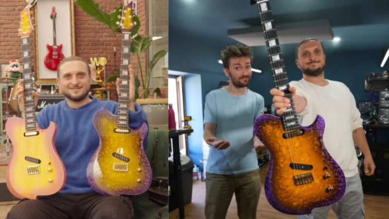 McFly imagine la « guitare de ses rêves » avec Marceau Guitars