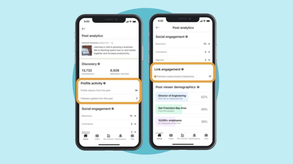 LinkedIn ajoute de nouvelles statistiques pour analyser les publications
